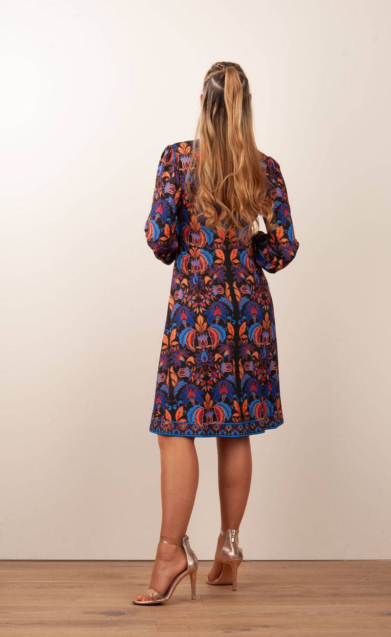 Hale Bob Kleid Schwarz | Blau | Multicolor Begrenztes Angebot