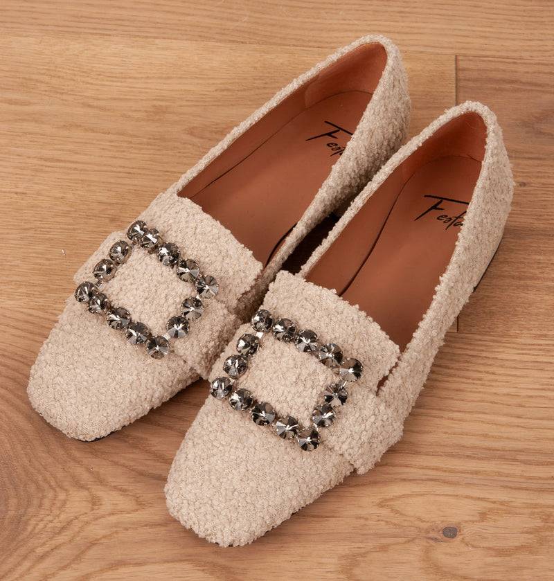 Roberto Festa Ballerina Hellbeige Zeitlich begrenztes Angebot