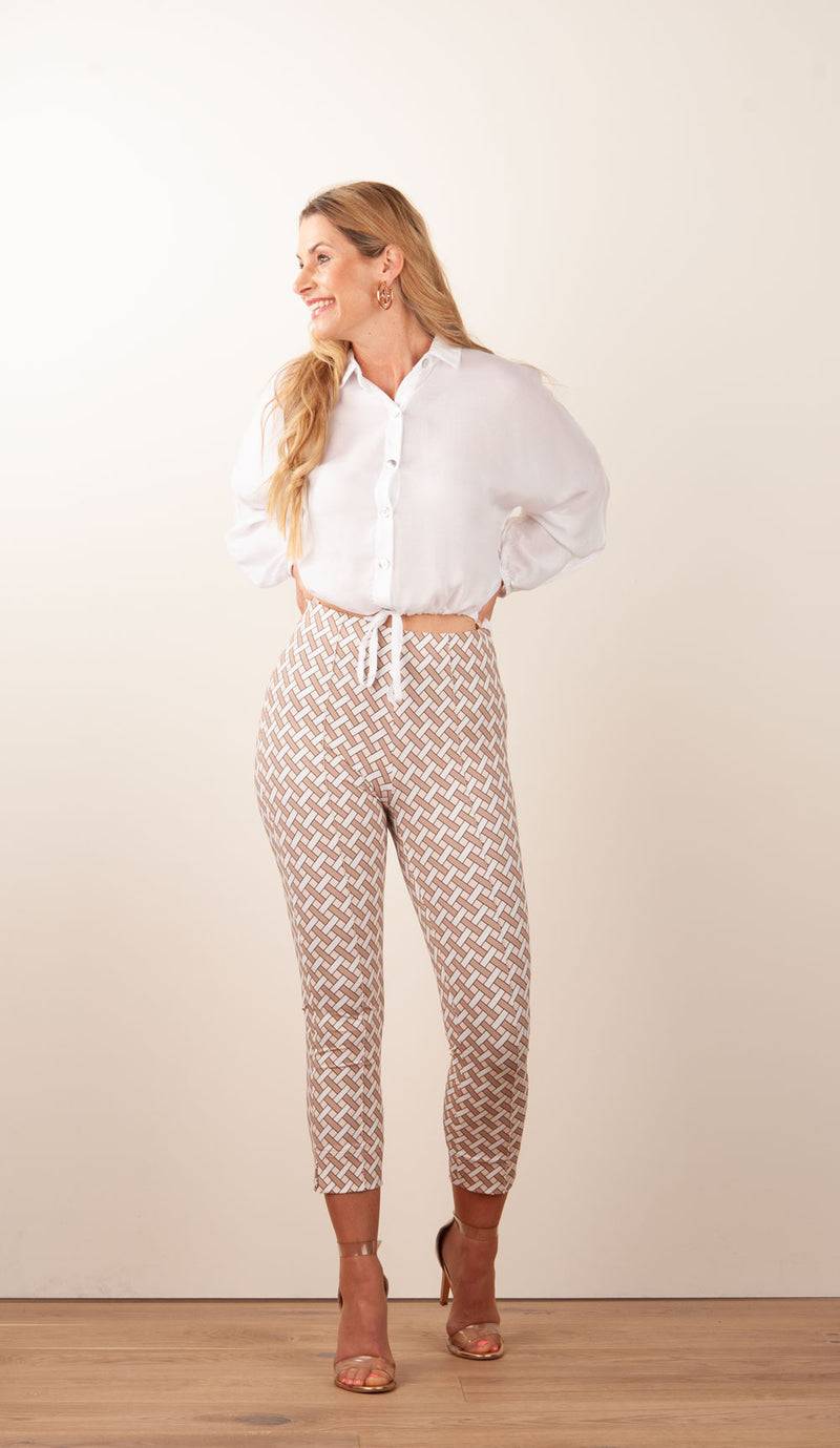 Seductive Hose „Capri“ Beige | Puder | Weiß Vierteljährliche Förderung