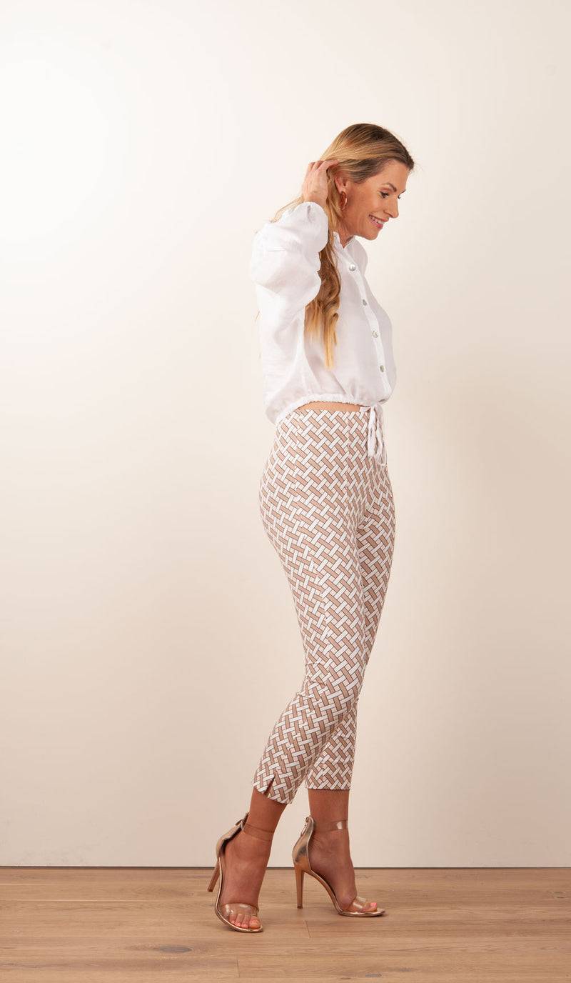 Seductive Hose „Capri“ Beige | Puder | Weiß Vierteljährliche Förderung
