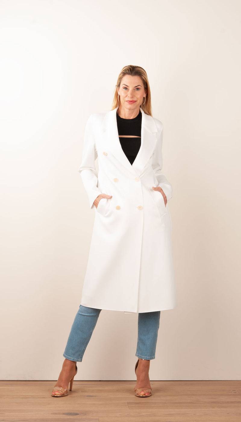 Milestone Mantel Weiß Discount Store für neue Produkte