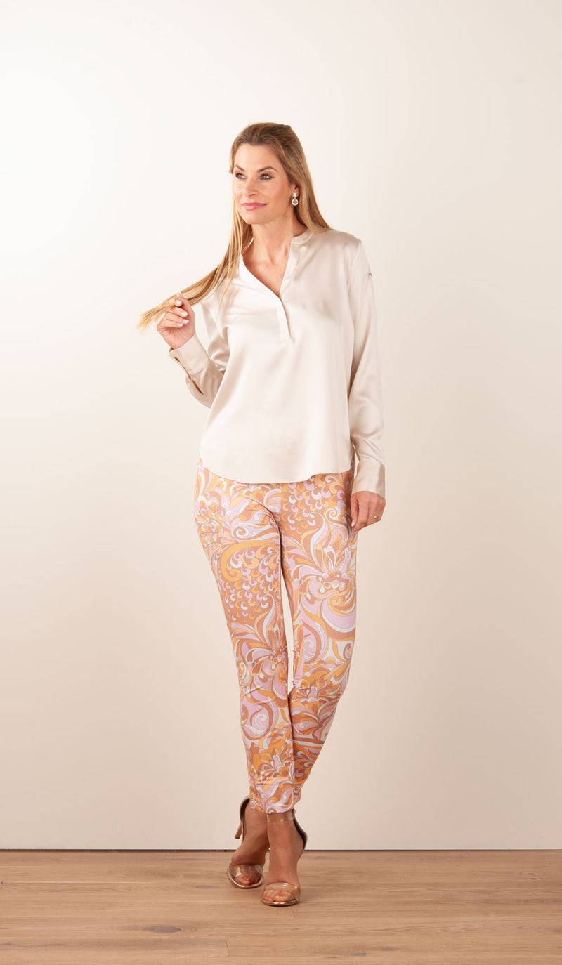 Seductive Hose „Sabrina“ Puder | Orange | Multicolor Blitzverkäufe