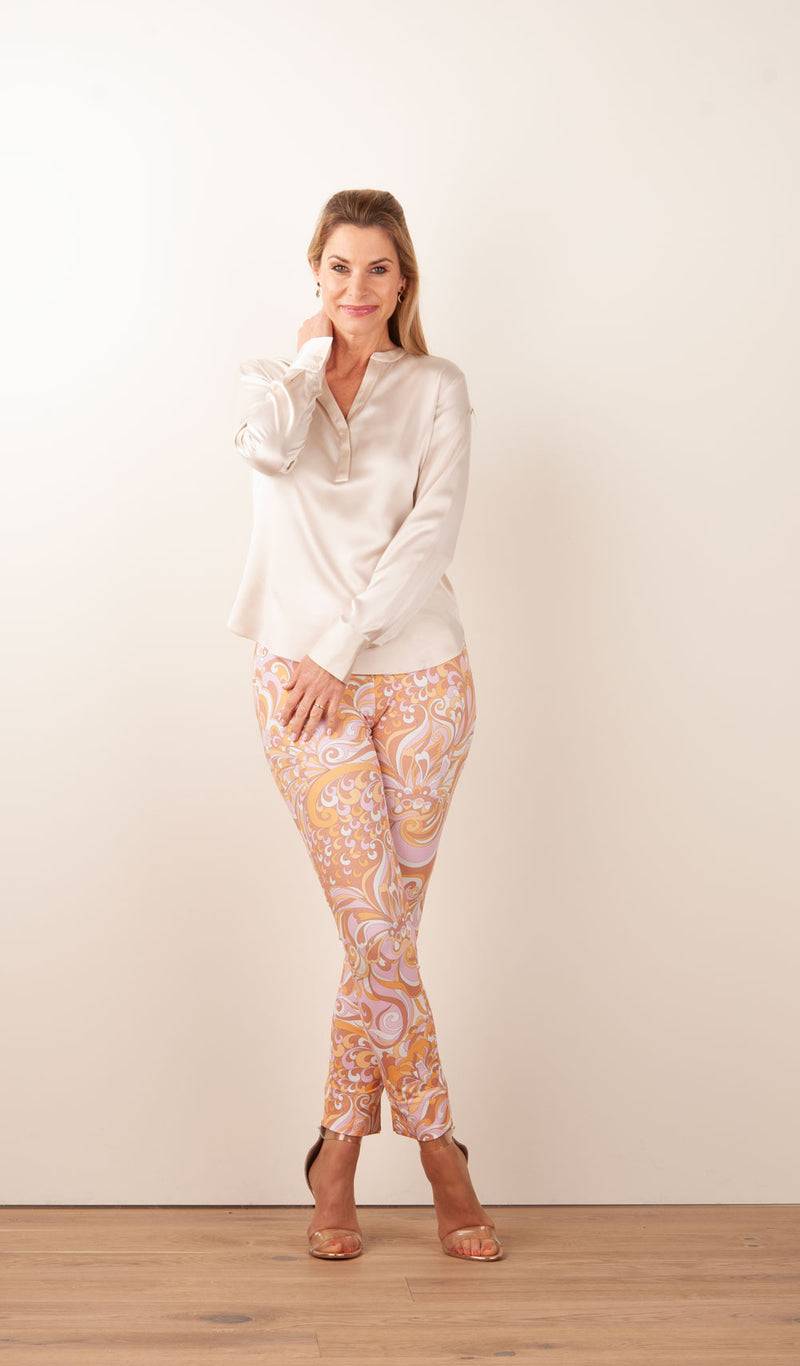 Seductive Hose „Sabrina“ Puder | Orange | Multicolor Blitzverkäufe
