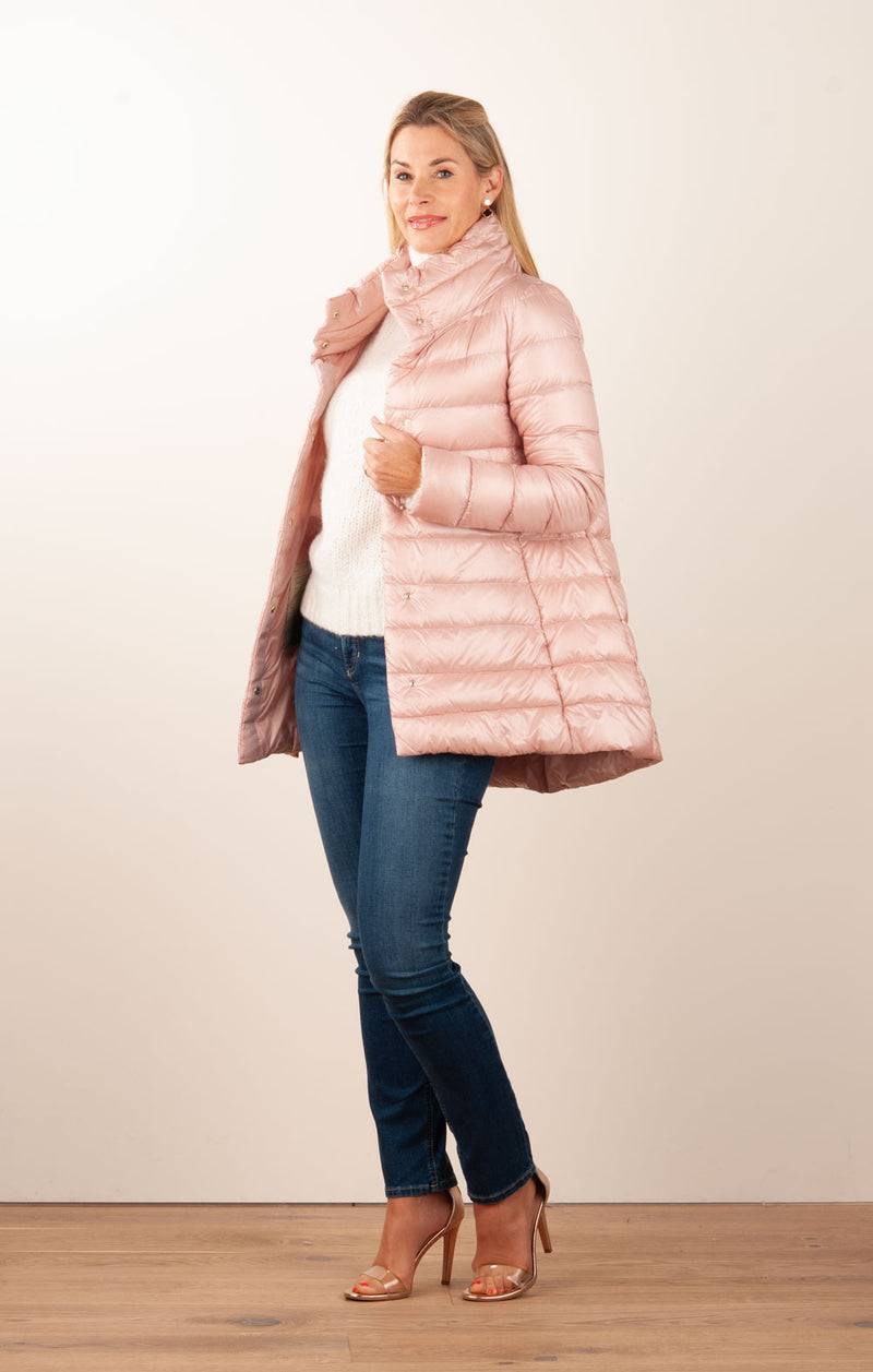 Herno Daunenmantel Rosa Heißer Verkauf