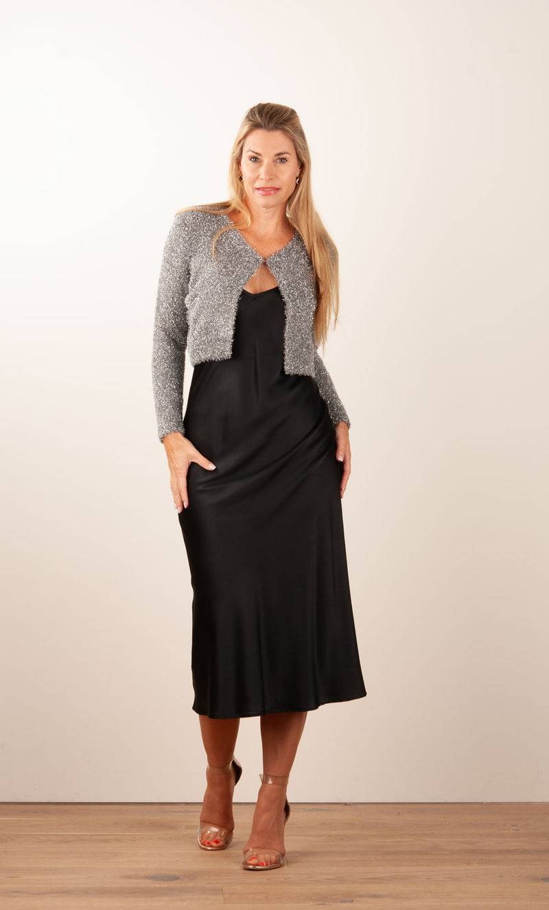 fleur Strickjacke Silber Sonderangebote