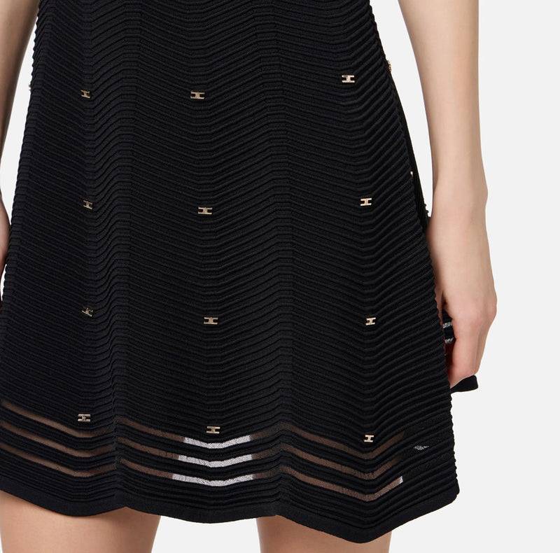 Elisabetta Franchi Kleid Schwarz Super Sparpreis