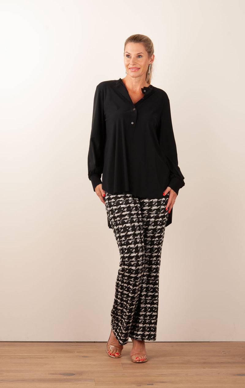 NineTo9 Bluse Schwarz Letzte 3 Tage