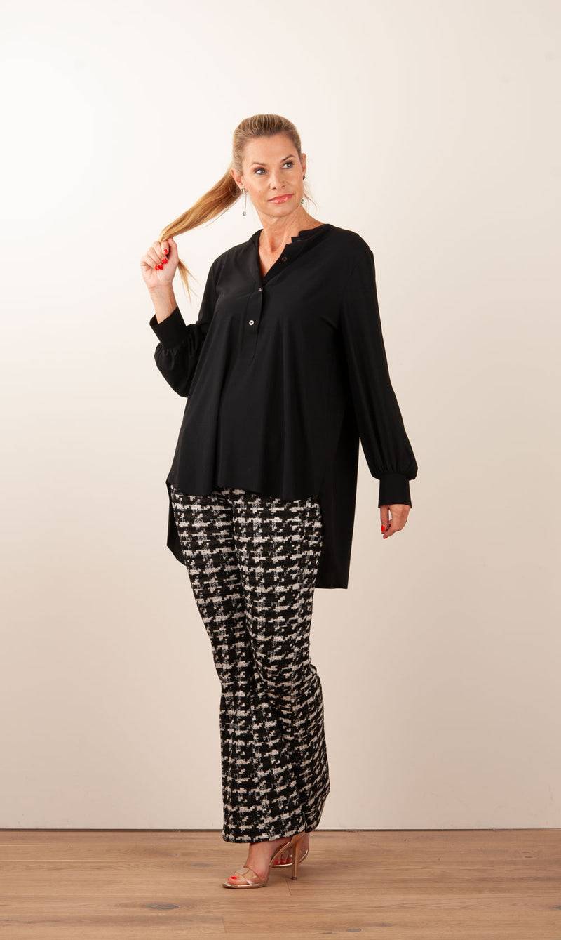 NineTo9 Bluse Schwarz Letzte 3 Tage