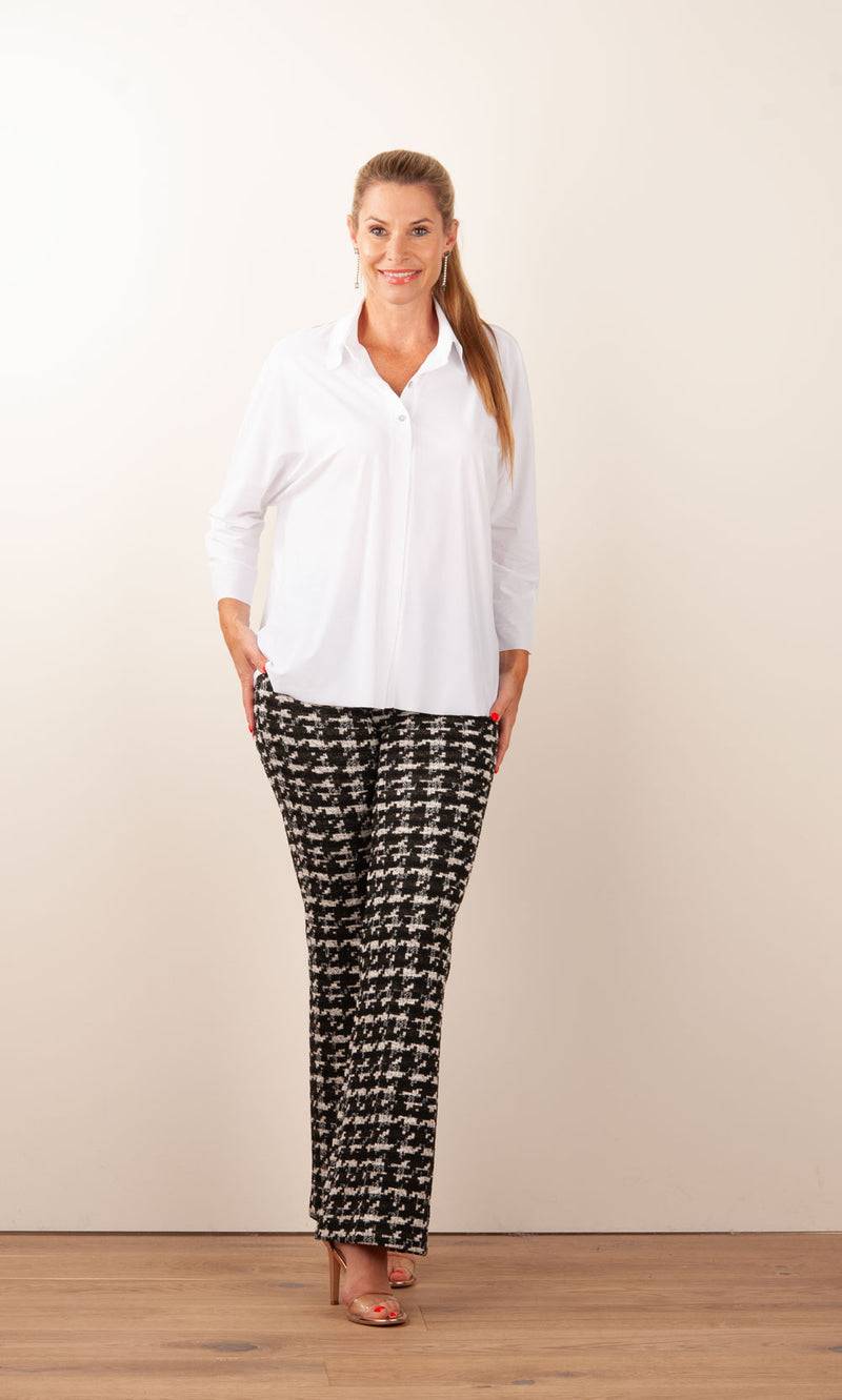 NineTo9 Bluse Weiß Neueste Stile