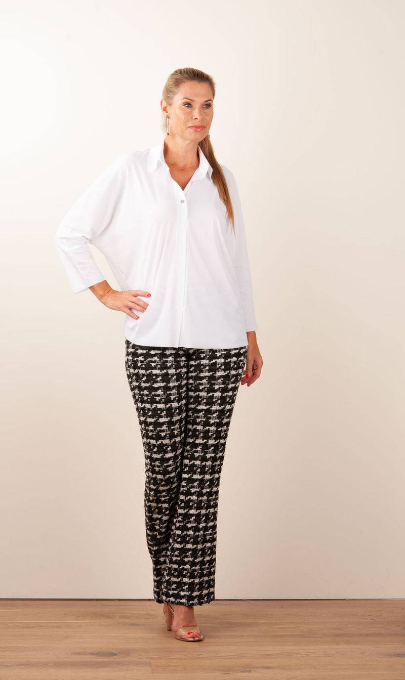 NineTo9 Bluse Weiß Neueste Stile