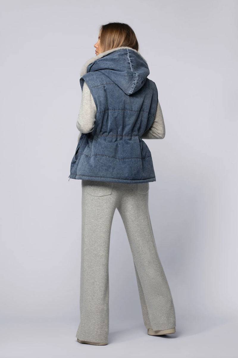 MAX & MOI Jeansjacke Blau | Grau Riesige Rabatte