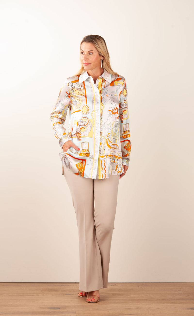 Herzensangelegenheit Bluse Puder | Multicolor Rabatte dieses Monats