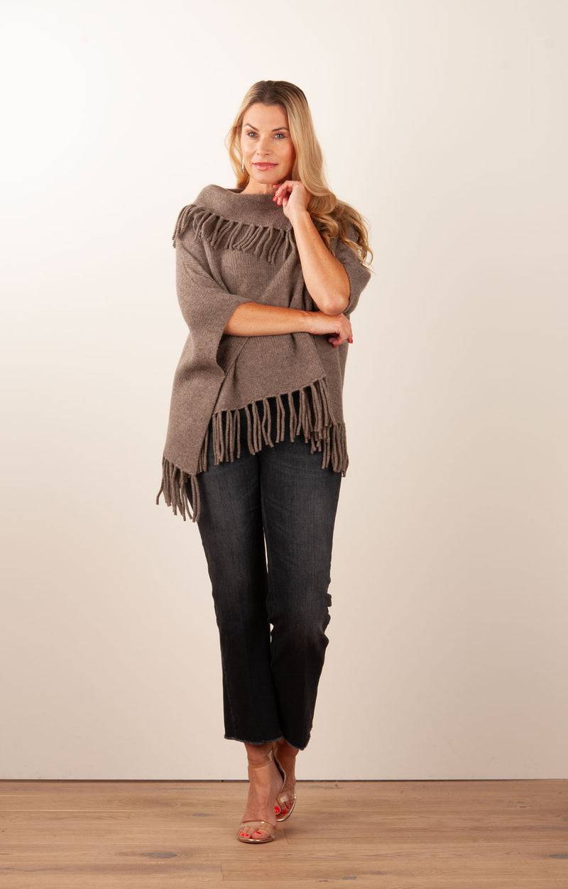 fleur Pullover Walnuss Auslauf