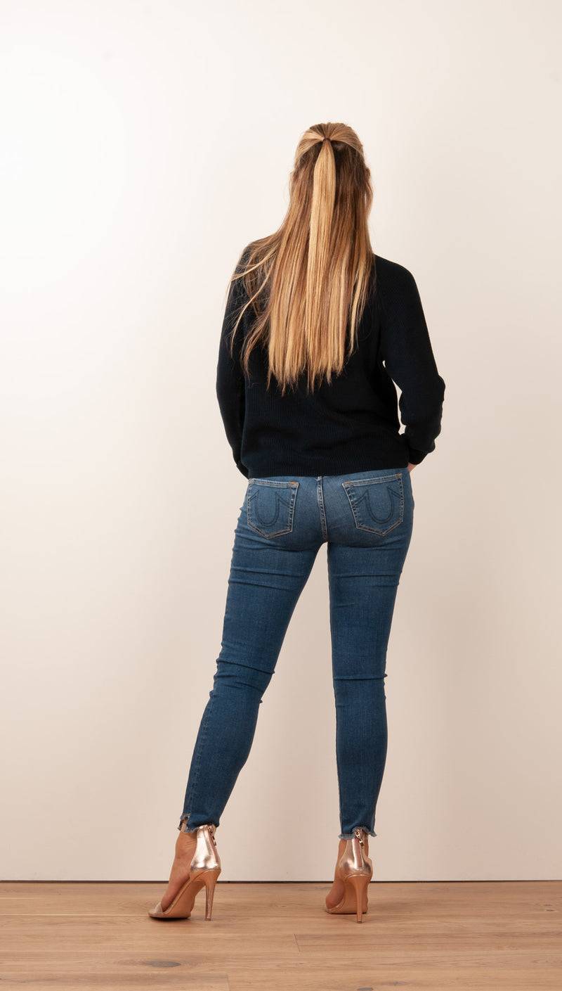 fleur Pullover Dunkelblau Online Shopping