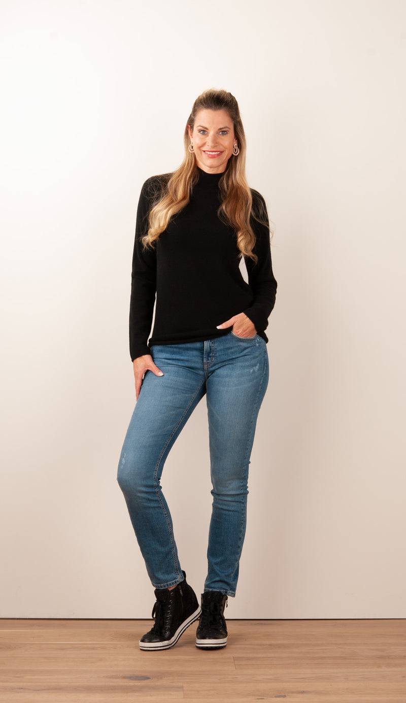 fleur Kaschmir Pullover Schwarz Exklusivangebot