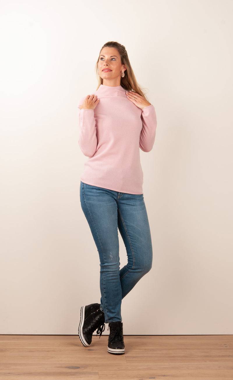fleur Kaschmir Pullover Rosa Preisnachlass