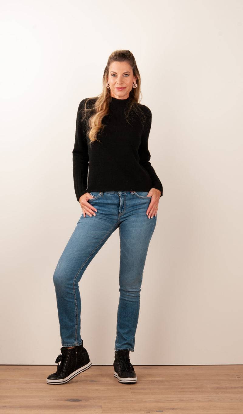 fleur Kaschmir Pullover Schwarz Saisonschlussverkauf