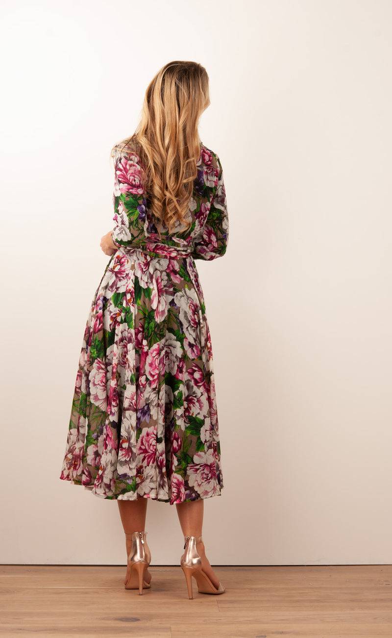 Samantha Sung Kleid „Olivia“ Pink | Multicolor Große Rabatte