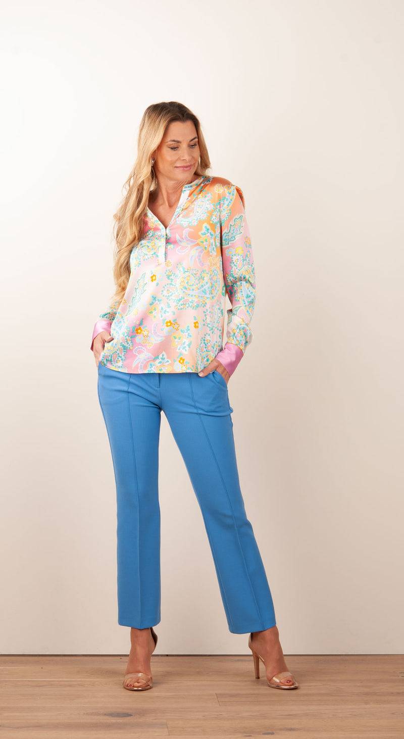 Herzensangelegenheit Bluse Rosa | Gelb | Multicolor Valentinstagsangebot