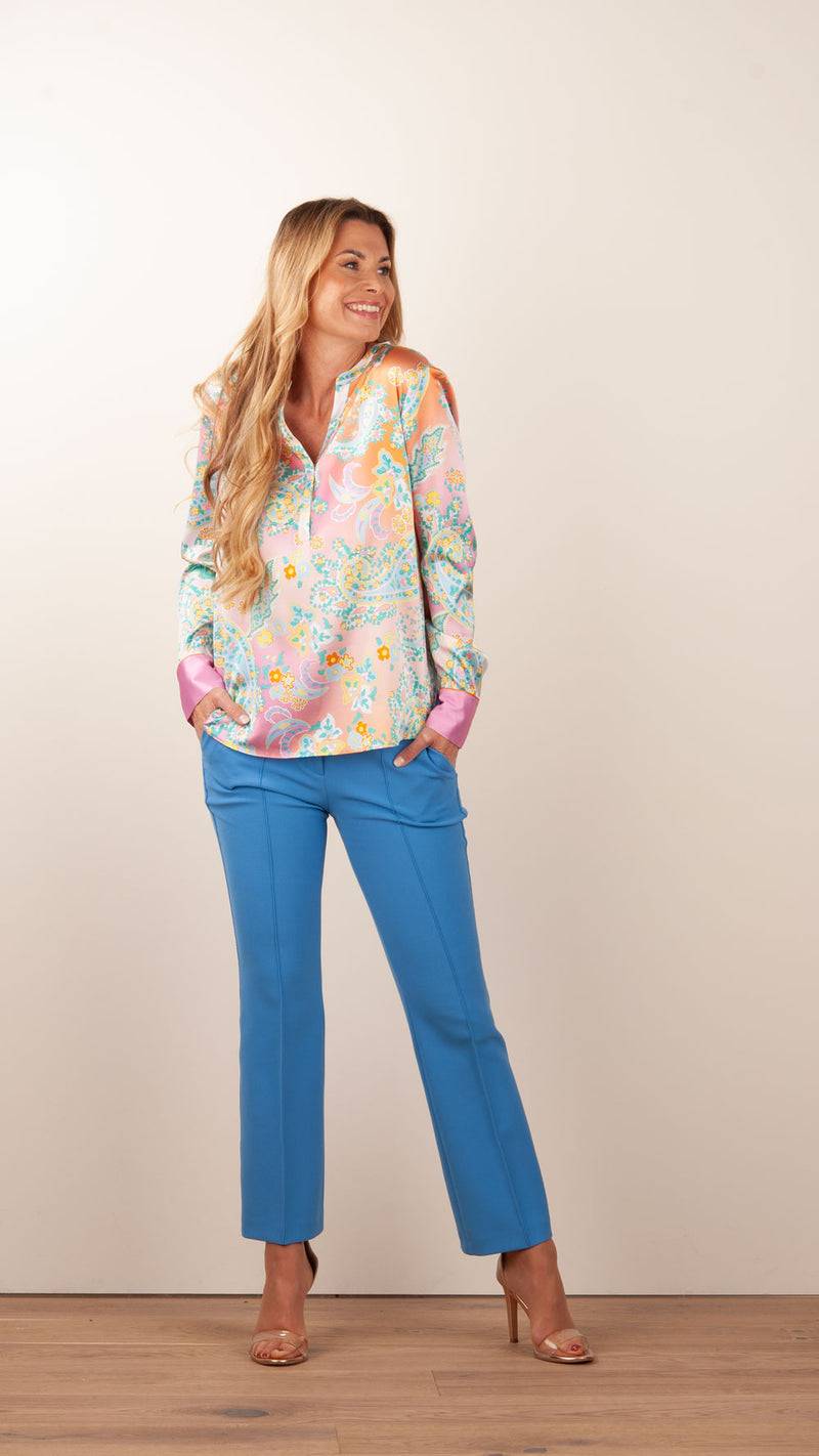 Herzensangelegenheit Bluse Rosa | Gelb | Multicolor Valentinstagsangebot
