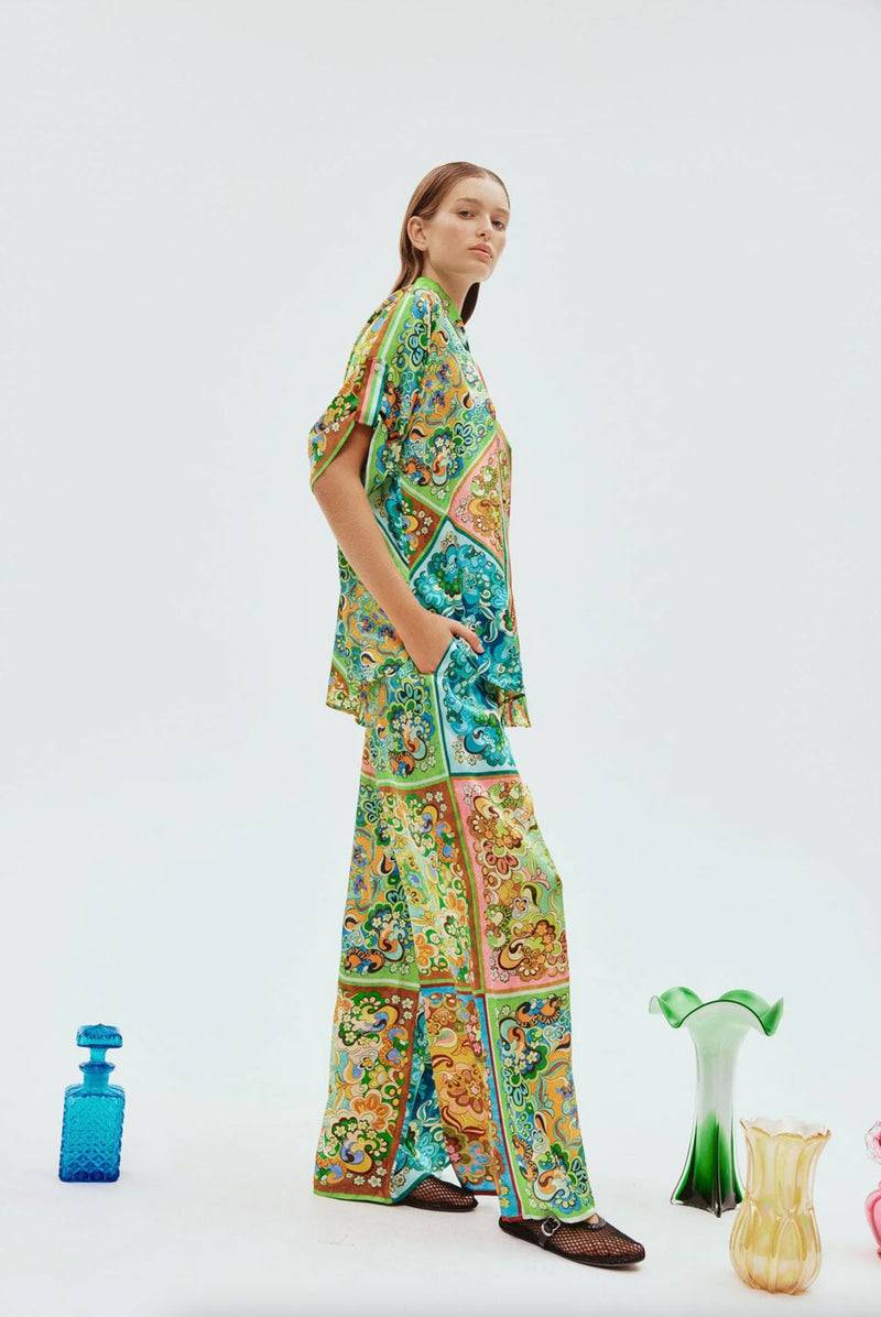 ALEMAIS Shirt Grün | Multicolor Jubiläumsangebot