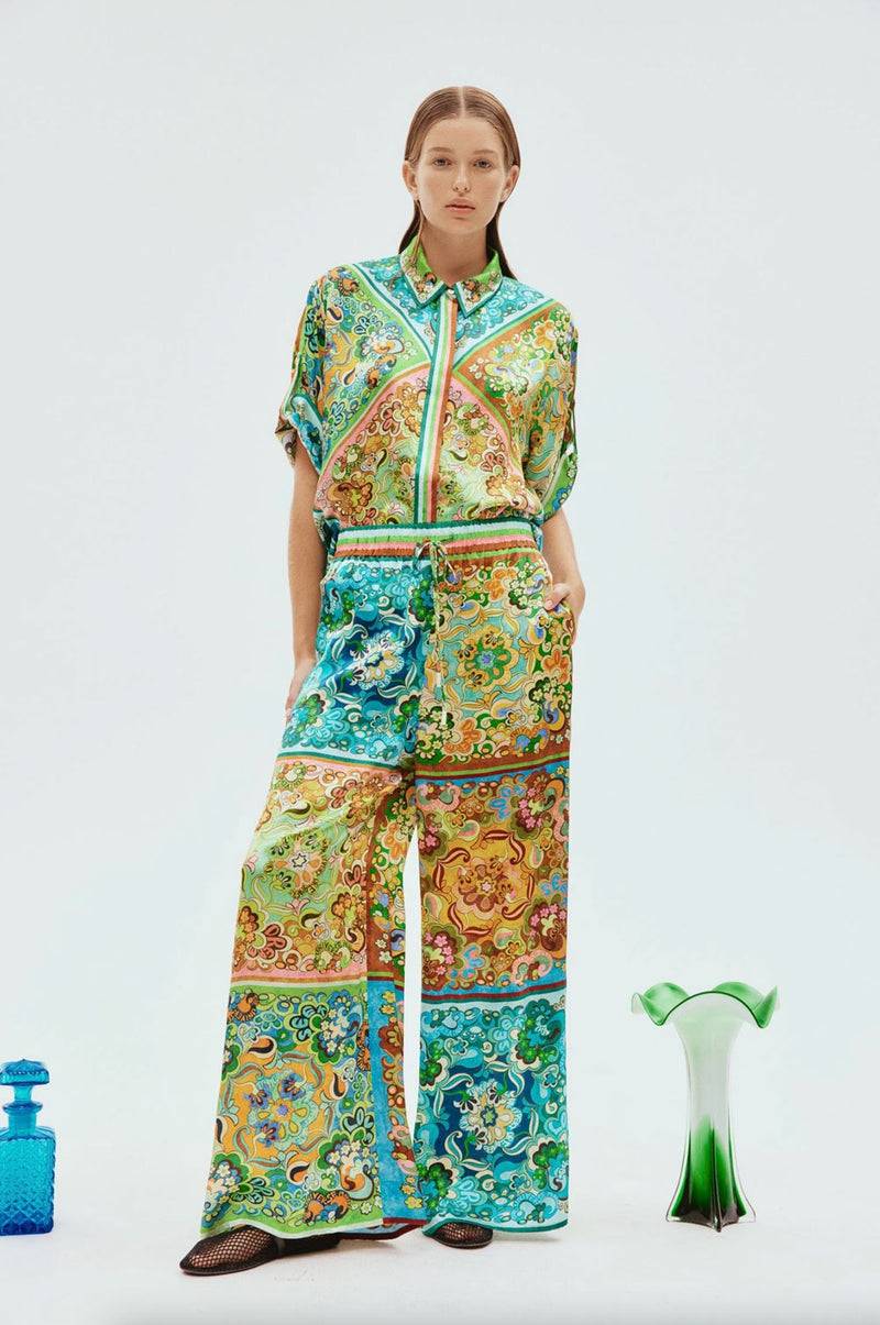 ALEMAIS Hose Grün | Multicolor Lagerräumung