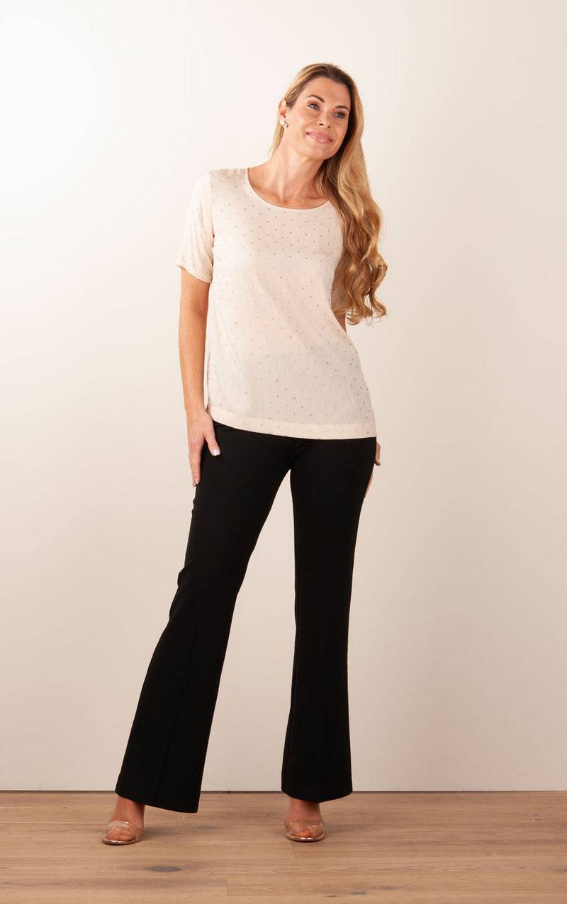 fleur Seiden Shirt Beige Neuheiten