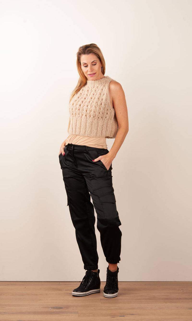 Strick Top Beige Bestseller