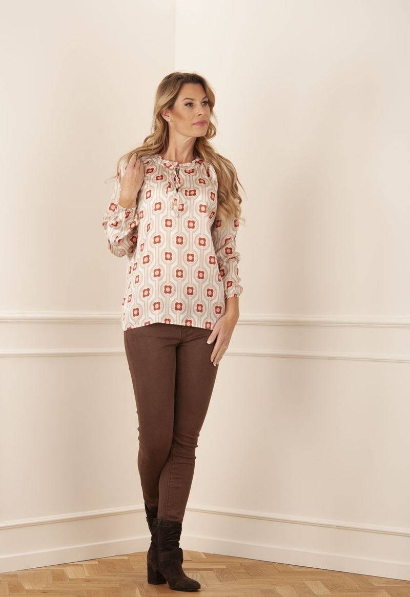 Grace Blusenshirt „Blumen“ Mint | Multicolor Bis zu 65% Rabatt