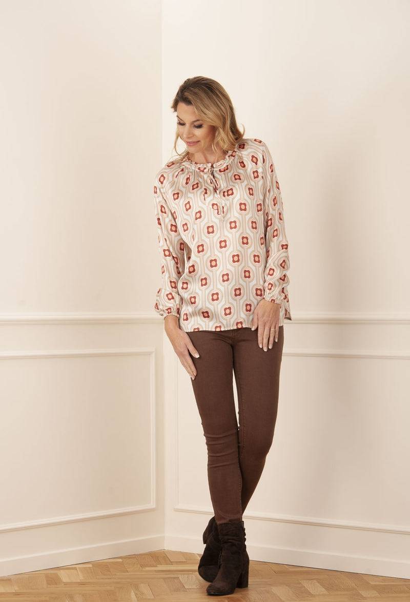 Grace Blusenshirt „Blumen“ Mint | Multicolor Bis zu 65% Rabatt