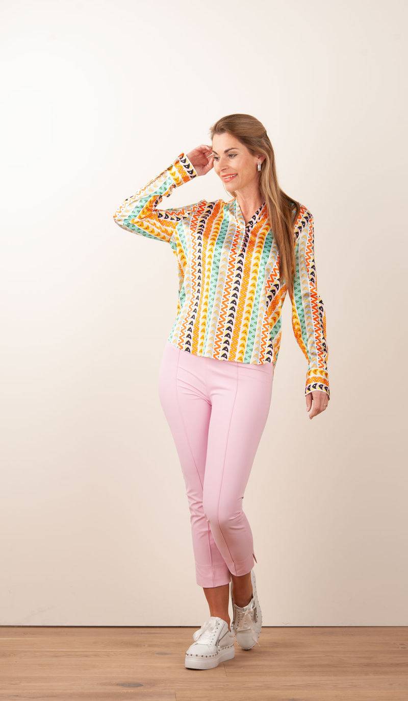 Herzensangelegenheit Seidenbluse Multicolor 50% Rabatt mit kostenlosem Versand