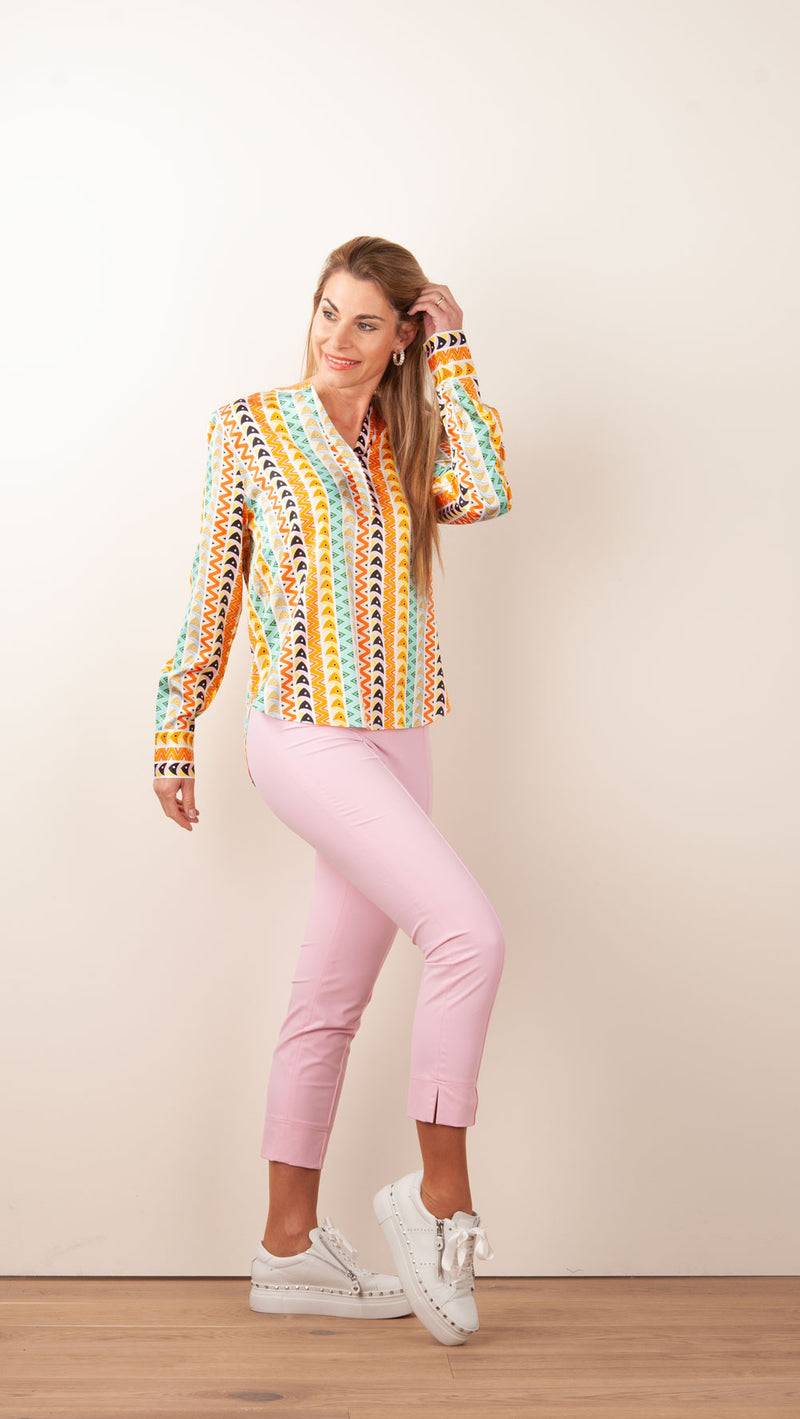 Herzensangelegenheit Seidenbluse Multicolor 50% Rabatt mit kostenlosem Versand