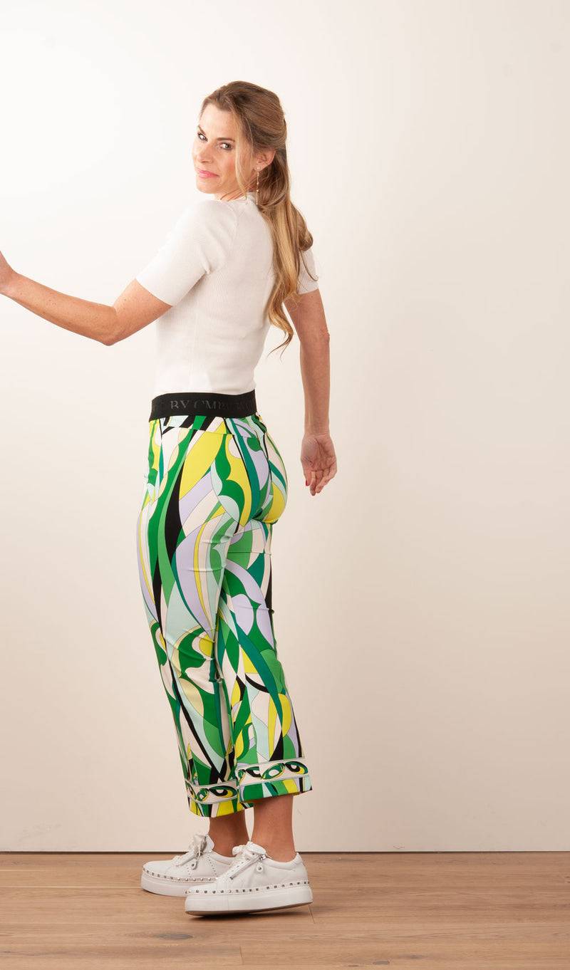 Cambio Hose „Ranee“ Grün | Multicolor Speichern exportieren