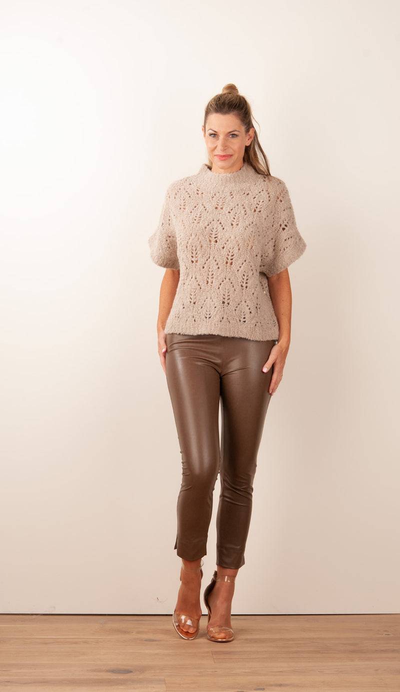 Seductive Hose „Sabrina“ Nussbraun Fabrikverkauf