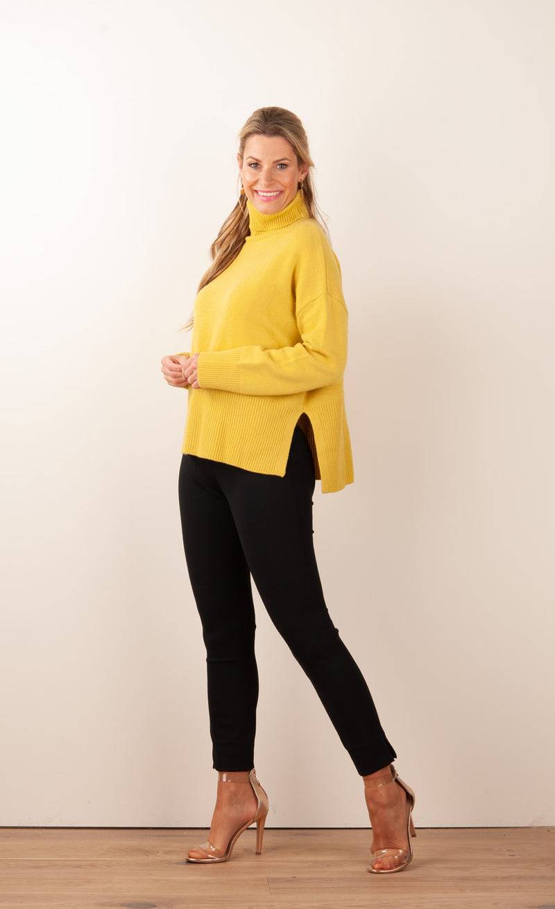 Pullover „Like“ Gelb Kostenloser Versand