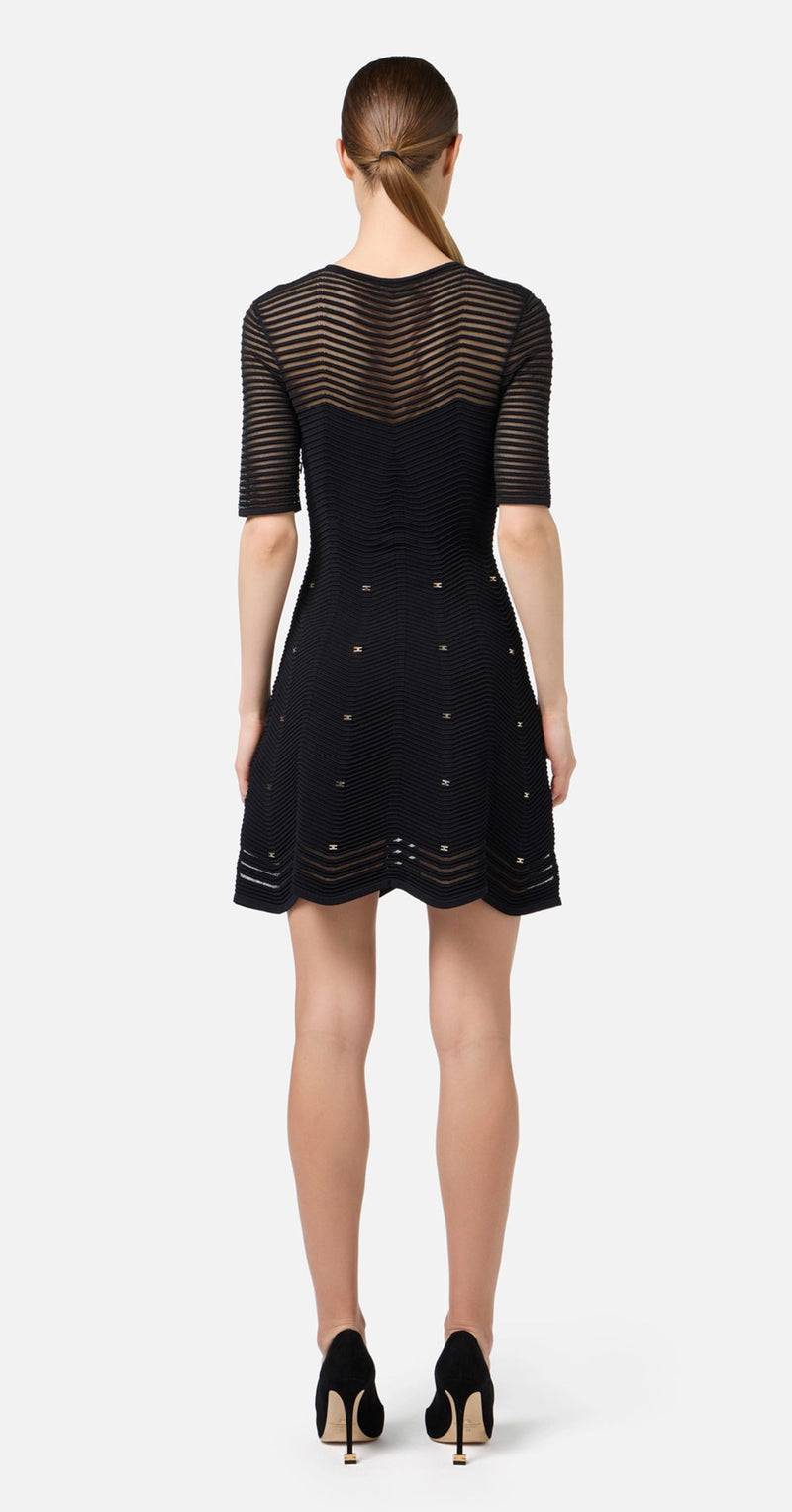 Elisabetta Franchi Kleid Schwarz Fabrikpreis