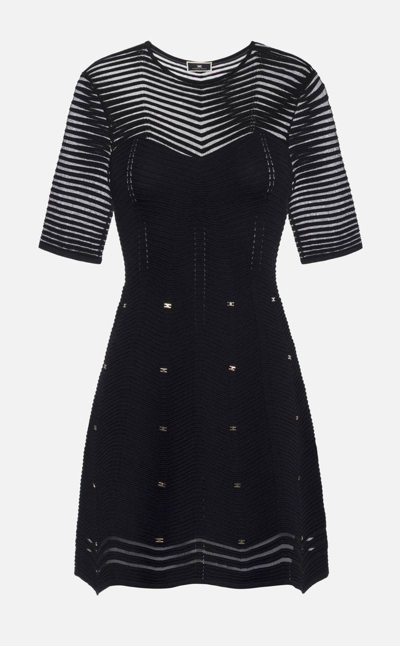 Elisabetta Franchi Kleid Schwarz Fabrikpreis