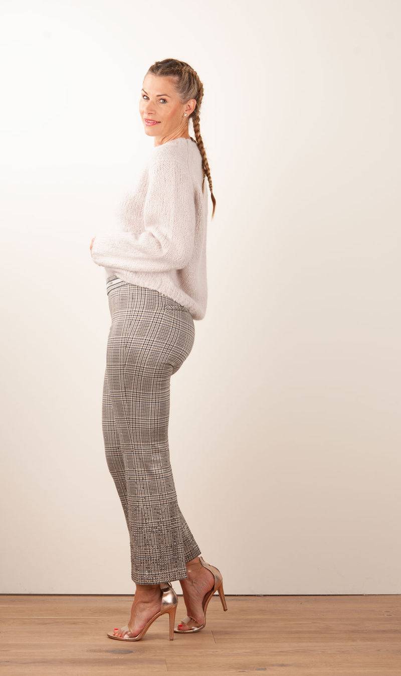 Cambio Hose „Faith Strass“ Creme | Beige | Braun Weihnachtsangebot