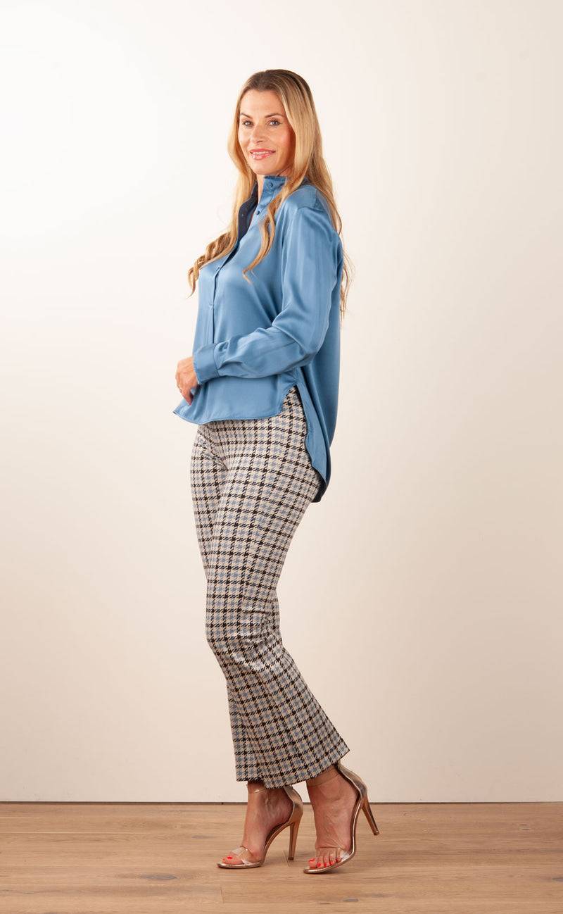 Herzensangelegenheit Bluse Jeansblau Neueste Mode