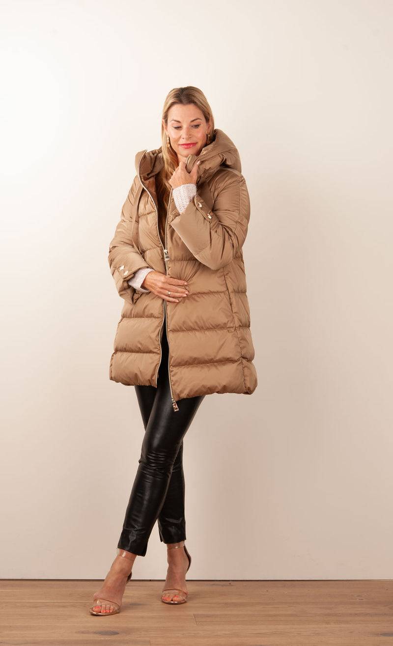 Herno Daunenmantel Beige Tägliche Deals