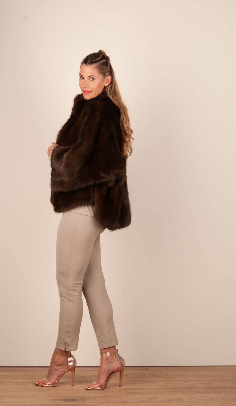 Valentini 1972 Jacke „Fake Fur“ Braun Letzte 2 Tage