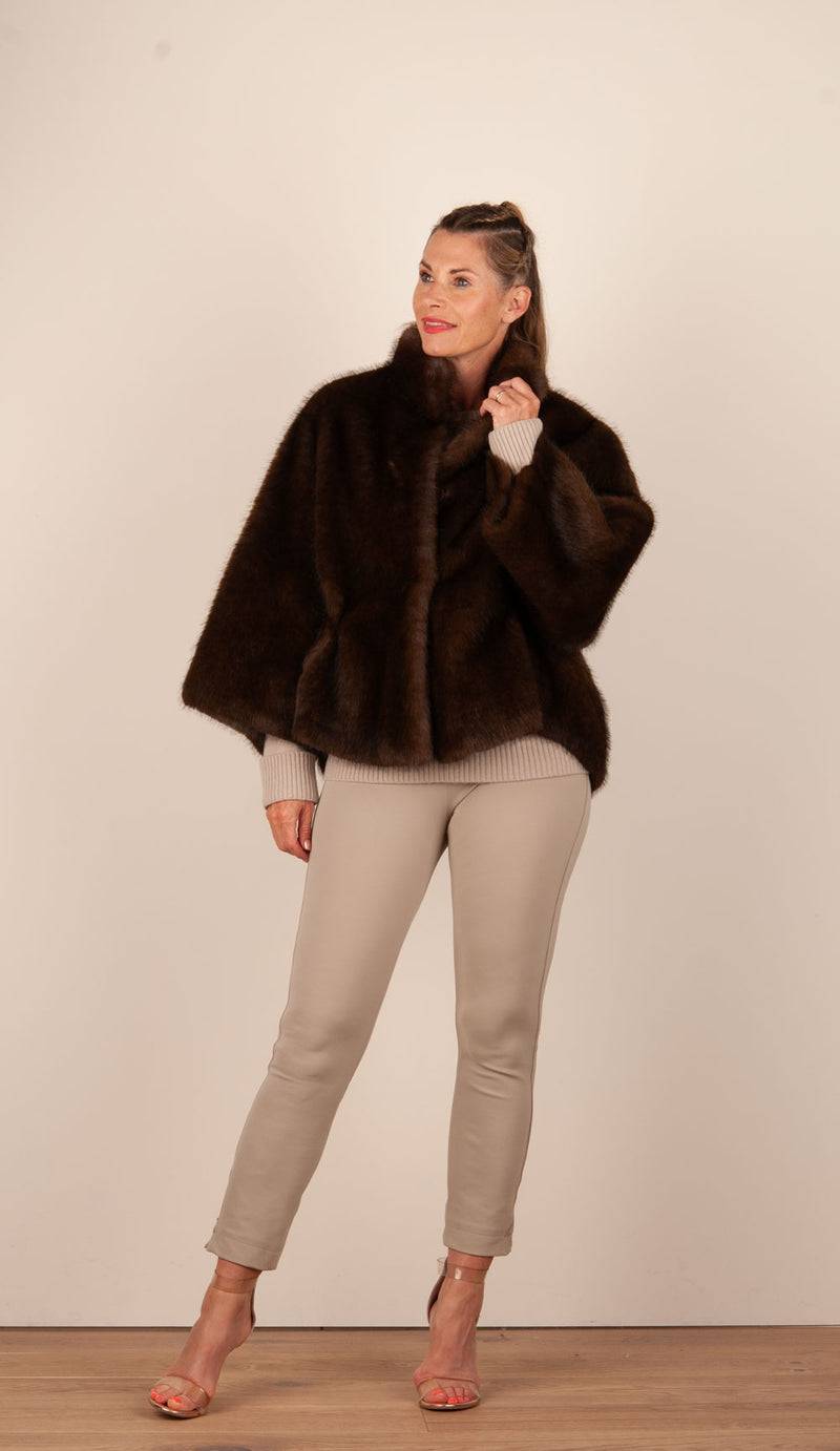 Valentini 1972 Jacke „Fake Fur“ Braun Letzte 2 Tage