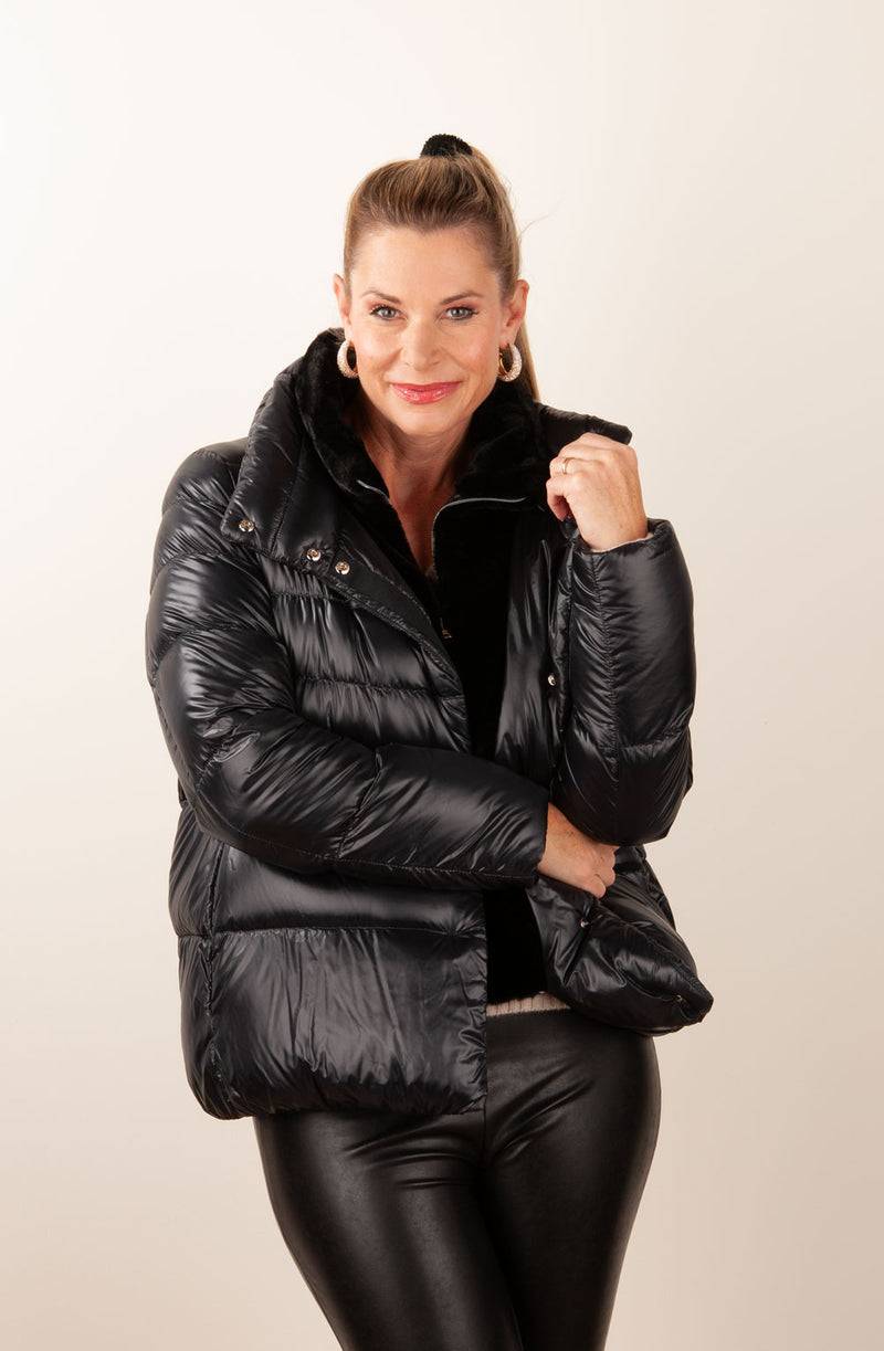 Herno Daunenjacke Schwarz Discount Store für neue Produkte