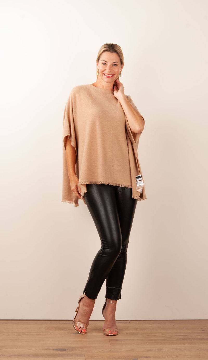 fleur Kaschmir Pullover Camel Rabatt