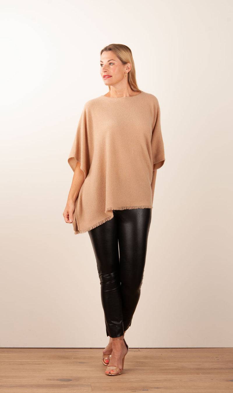 fleur Kaschmir Pullover Camel Rabatt