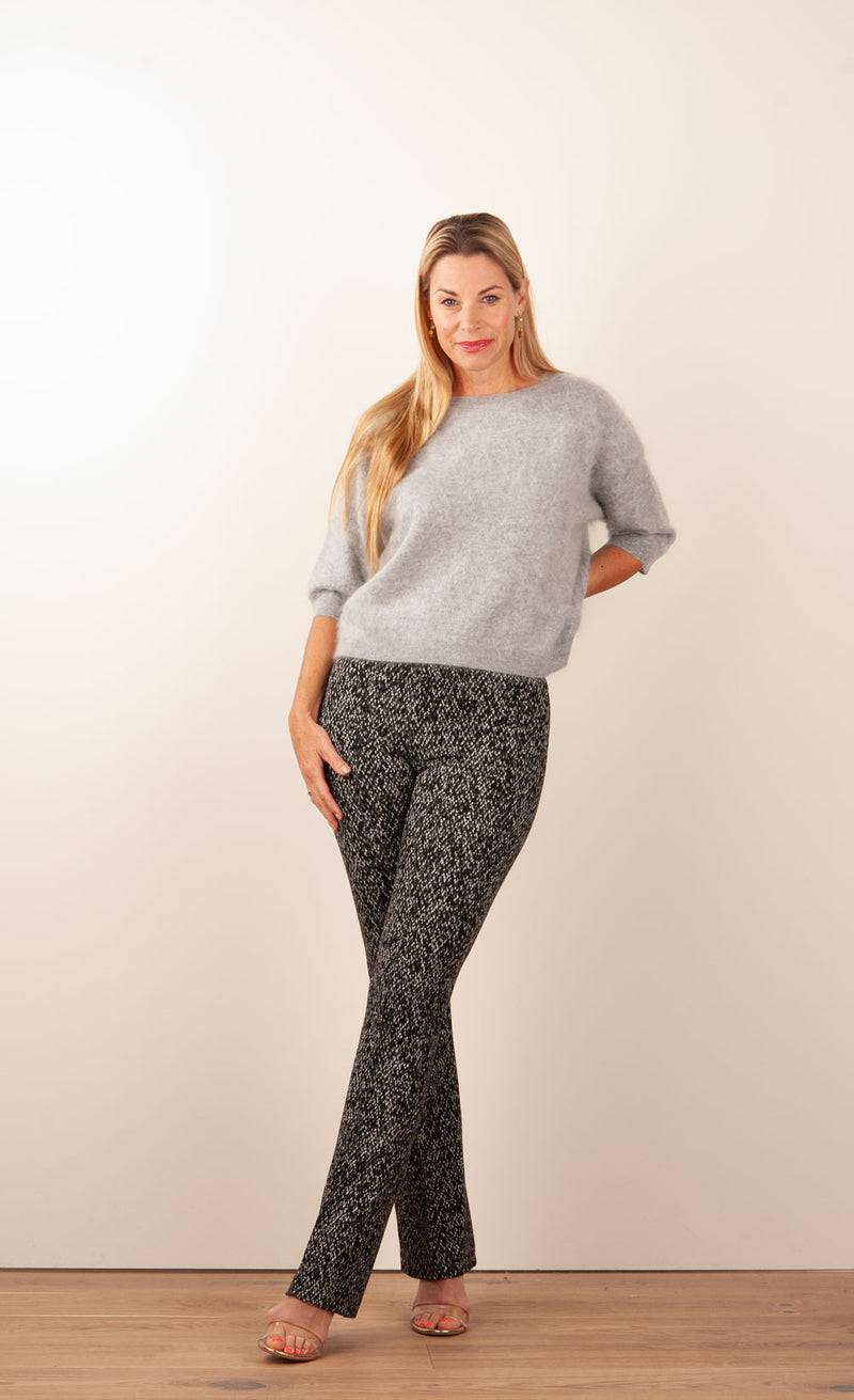 fleur Kaschmir Pullover Melange Grau Online Shopping