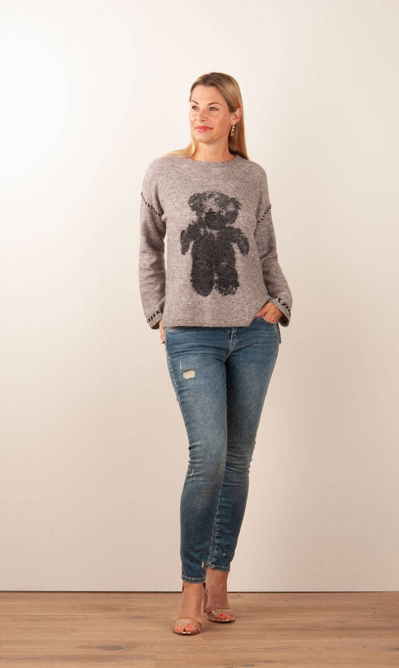 Grace Pullover „Teddy“ Taupe Super Sparpreis