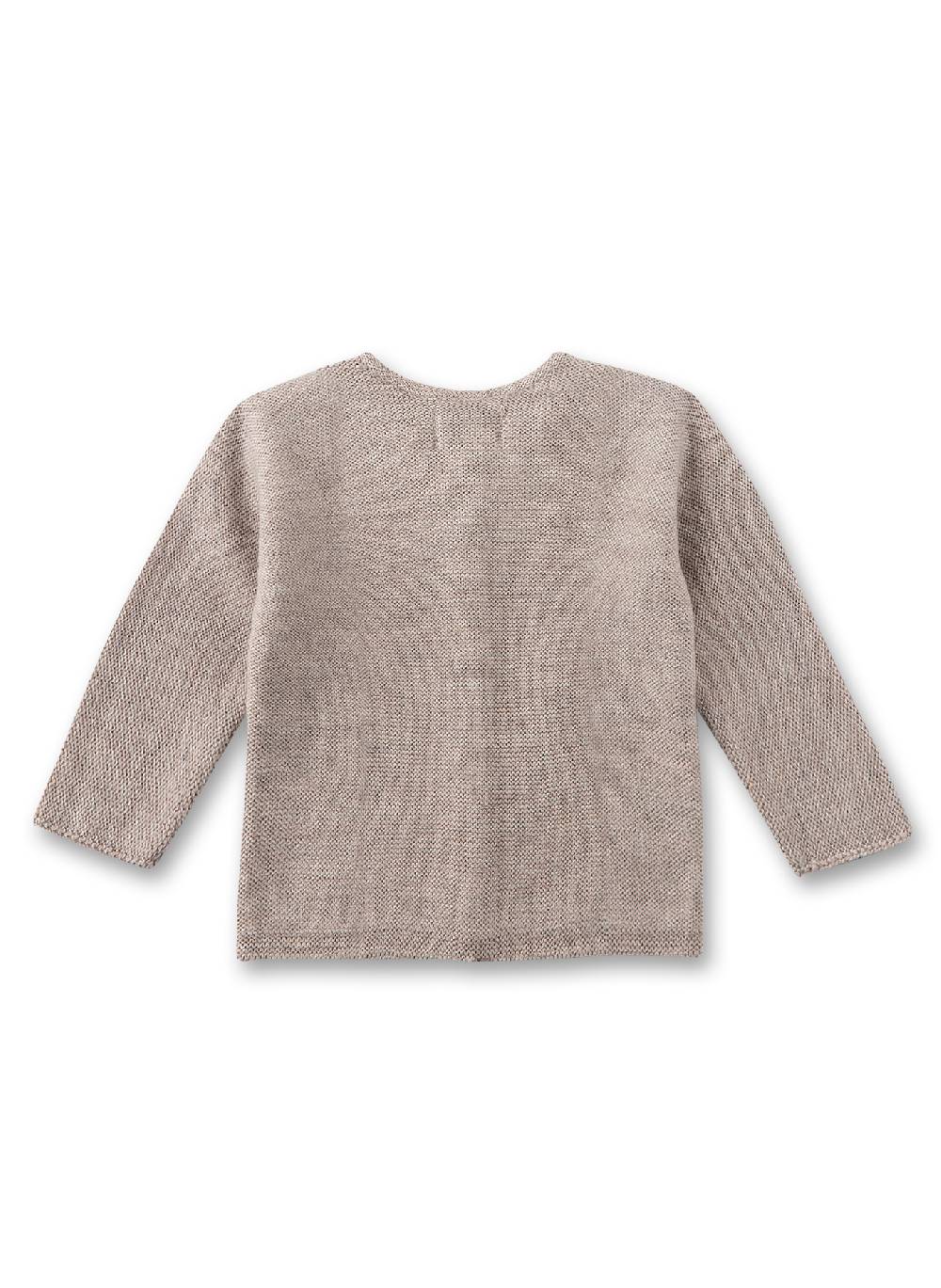 Sanetta Baby-Strickpullover Beige aus Wolle Outlet