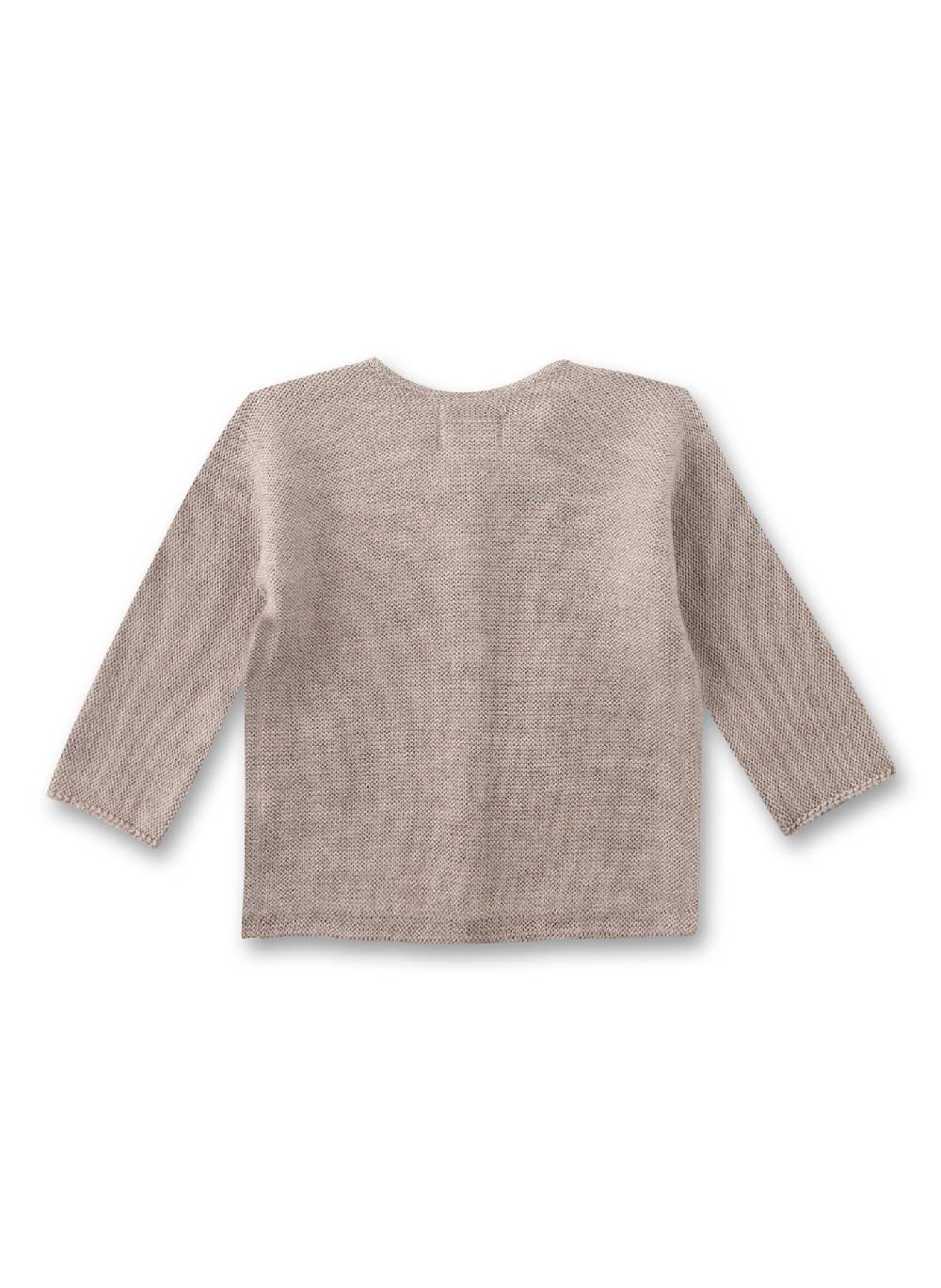 Sanetta Baby-Strickjacke Beige aus Wolle Fabrikverkauf