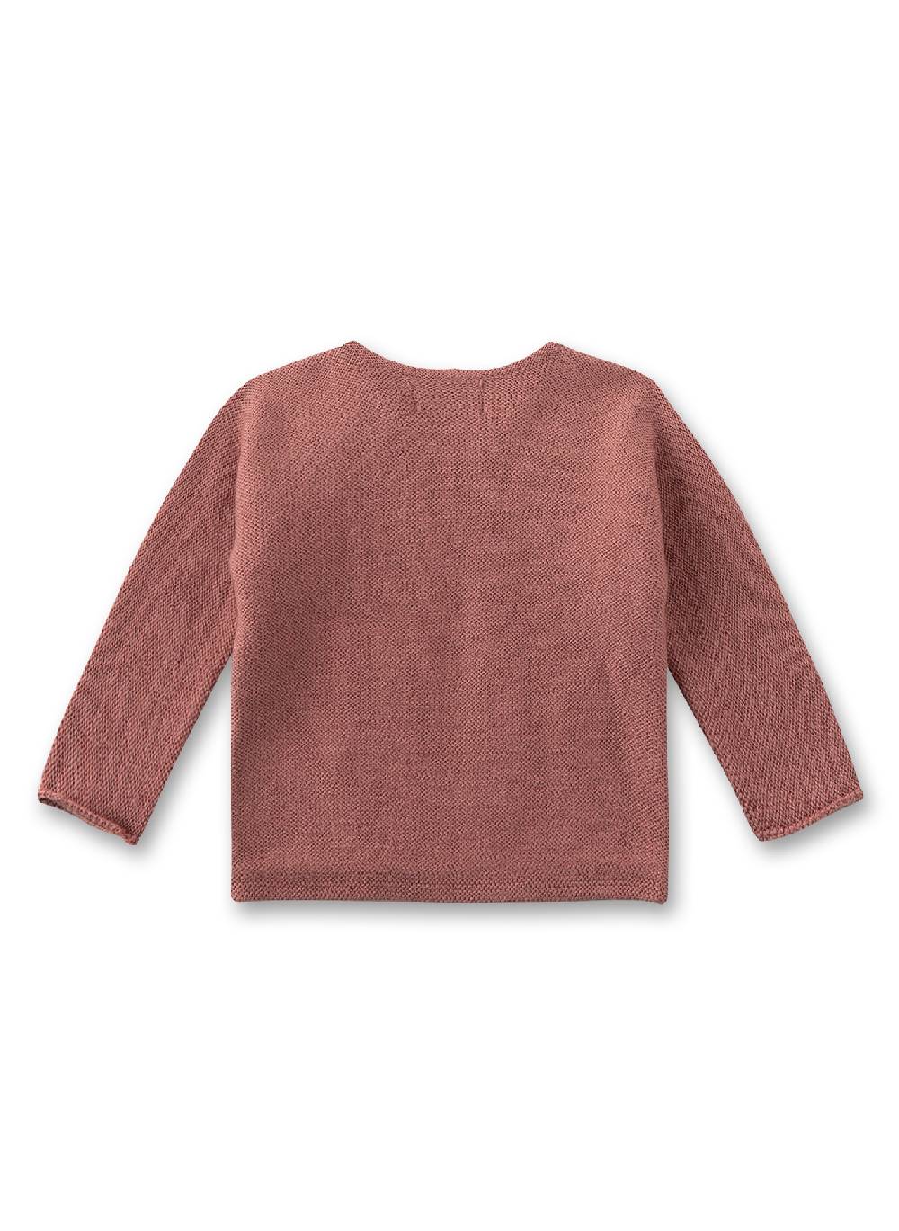 Sanetta Baby-Strickpullover Rosa aus Wolle Kostenloser Versand